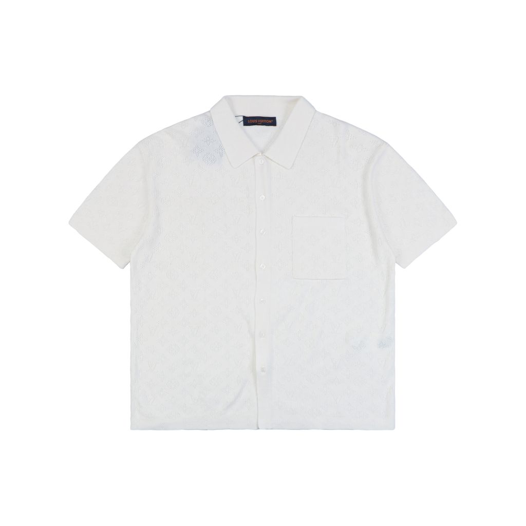 1v-23ss-monogram-hollow-jacquard-short-sleeve-shirt-sea-island-cotton