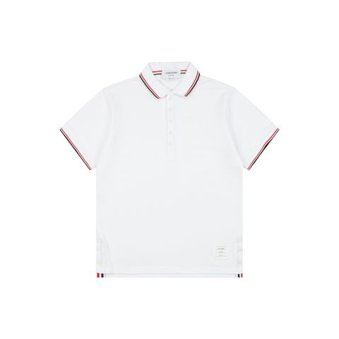 tb-t029-ribbon-ribbed-polo-short-sleeve-white-pure-cotton-pique