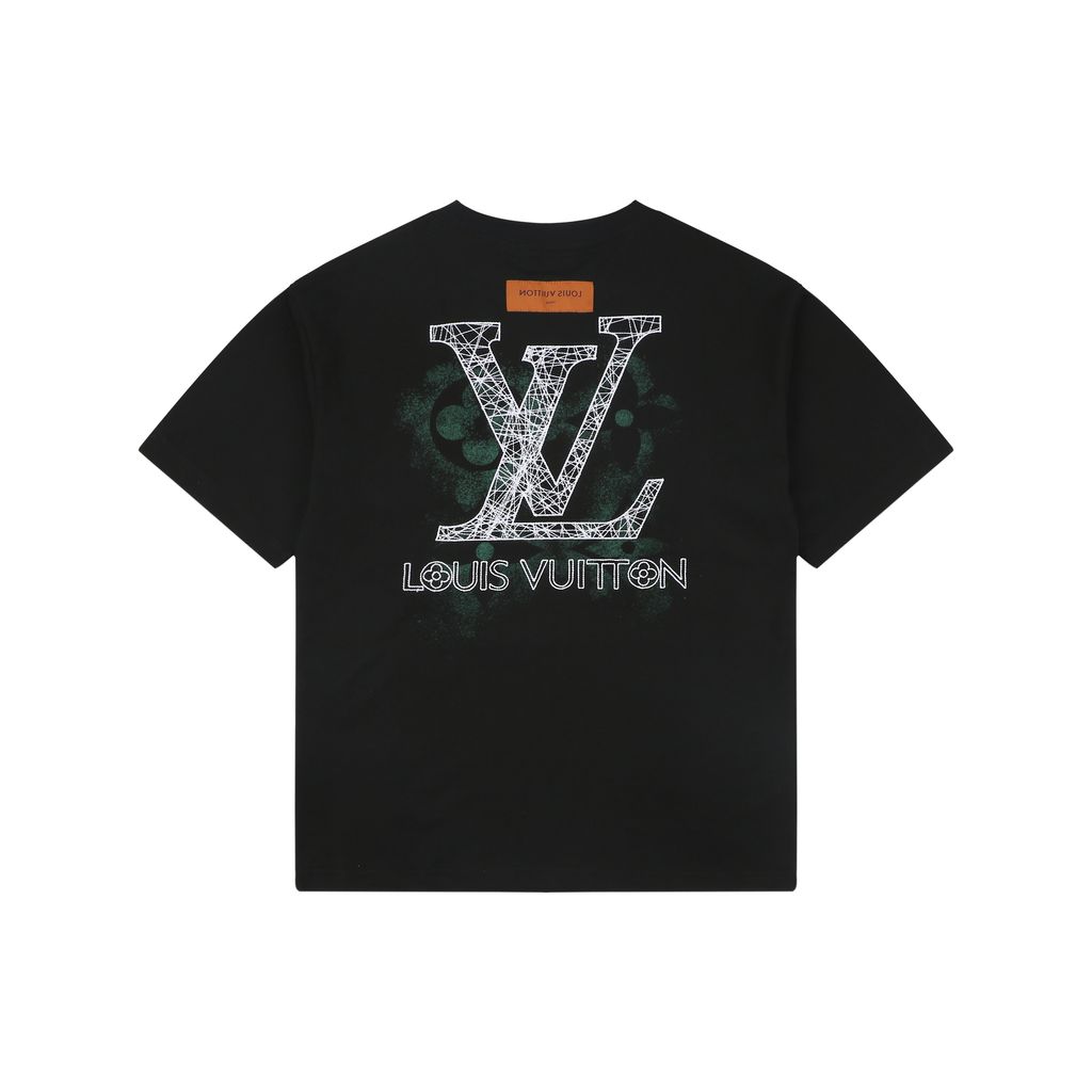 1v-line-sketch-green-spray-monogram-short-sleeve-tshirt-230g-combed-cotton