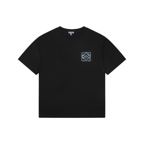 loe-spray-blue-flower-logo-print-short-sleeve-tshirt-230g-combed-cotton