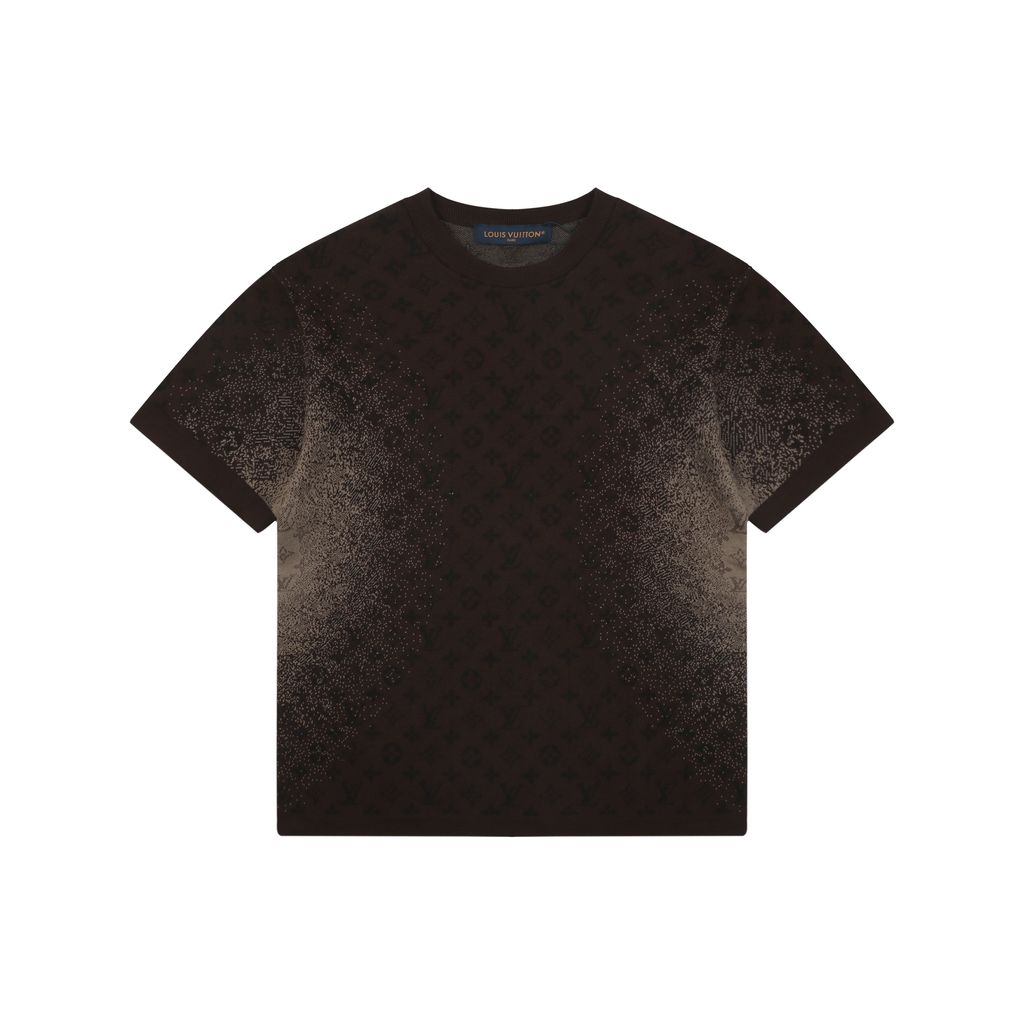 louis-vuitton-brown-gradient-monogram-jacquard-short-sleeve-tshirt