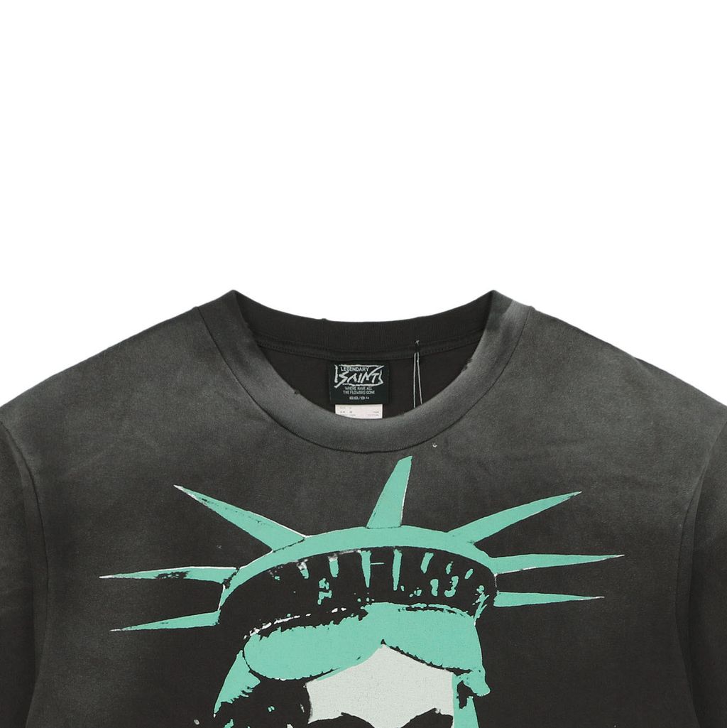 saint-michael-liberty-statue-skull-graphic-short-sleeve-t-shirt-vintage-washed-cotton