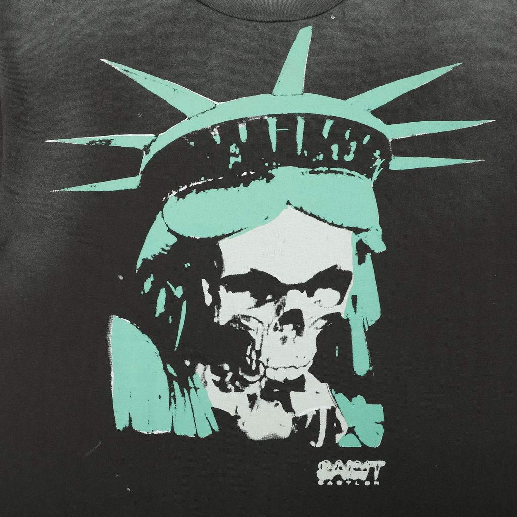 saint-michael-inspired-skull-liberty-print-distressed-cotton-streetwear-t-shirt