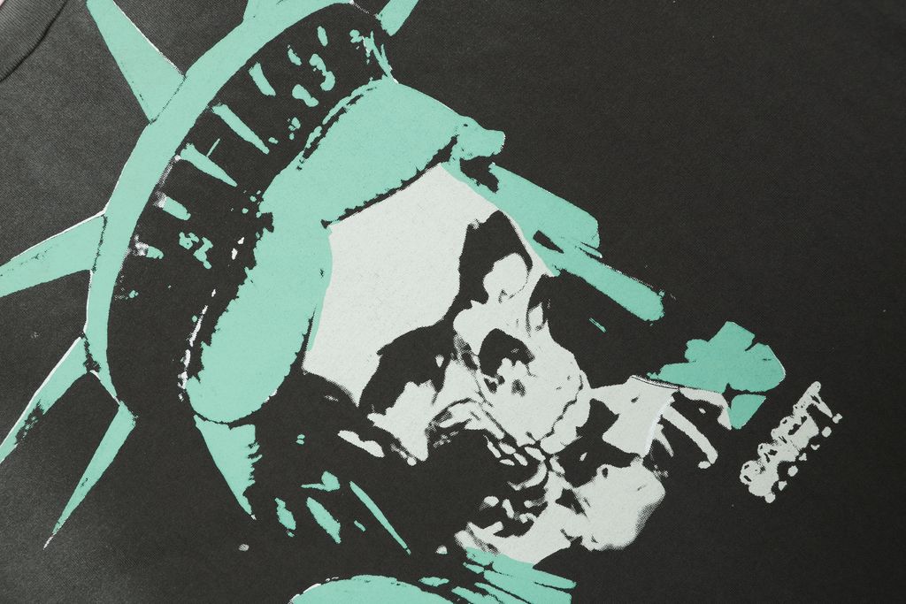 saint-michael-inspired-skull-liberty-print-distressed-cotton-streetwear-t-shirt