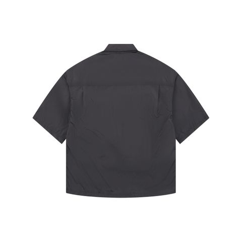 Prada Nylon Double Pocket Triangle Logo Short Sleeve Shirt
