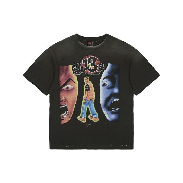 saint-michael-neighbor-no-13-print-t-shirt-280g-washed-cotton