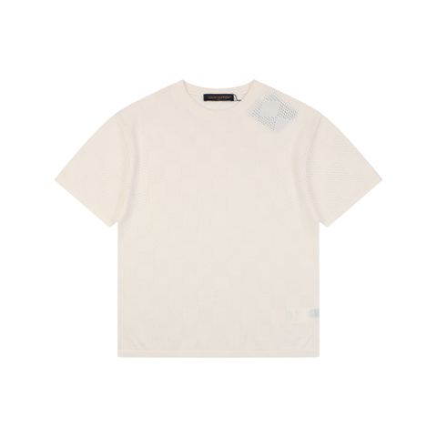 louis-vuitton-checkerboard-hollow-jacquard-t-shirt-long-staple-cotton