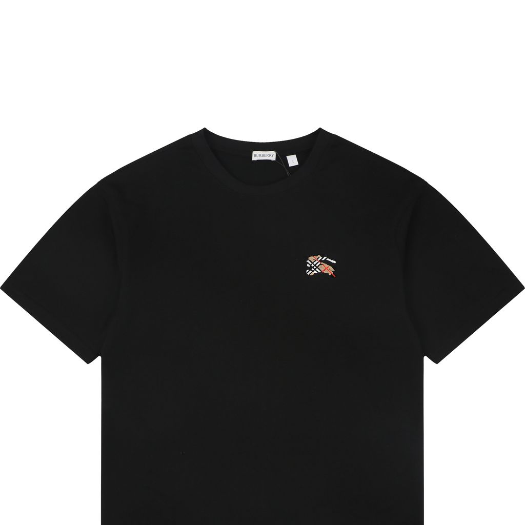 burberry-inspired-small-logo-flocked-cotton-t-shirt-casual-tee