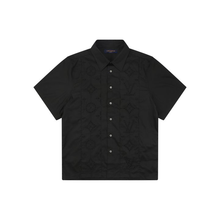 louis-vuitton-vertical-stripe-hollow-monogram-short-sleeve-shirt
