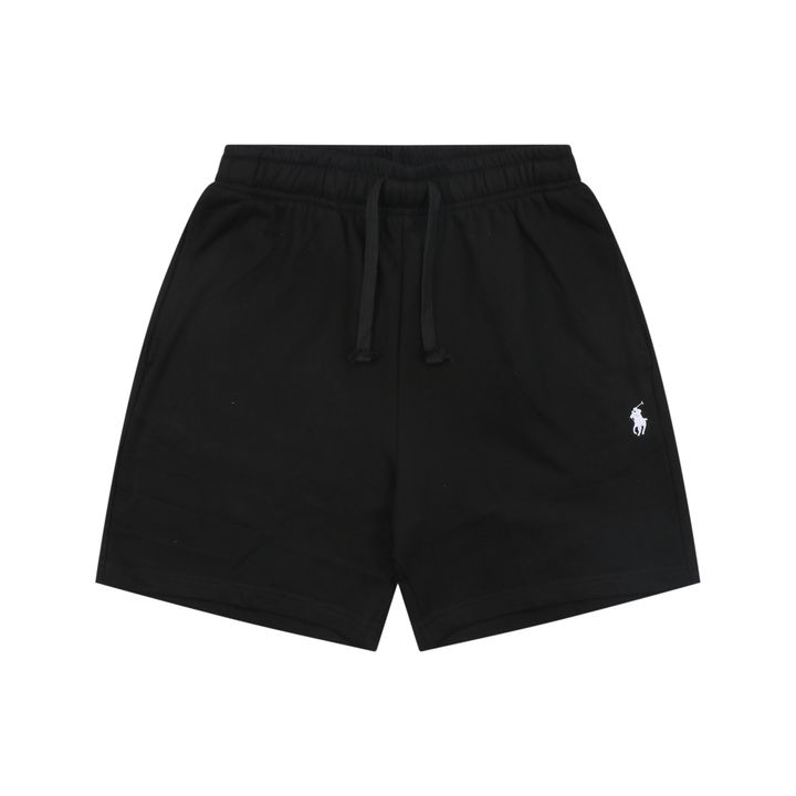 ralph-lauren-cotton-pony-drawstring-shorts-black-white-380g-cotton