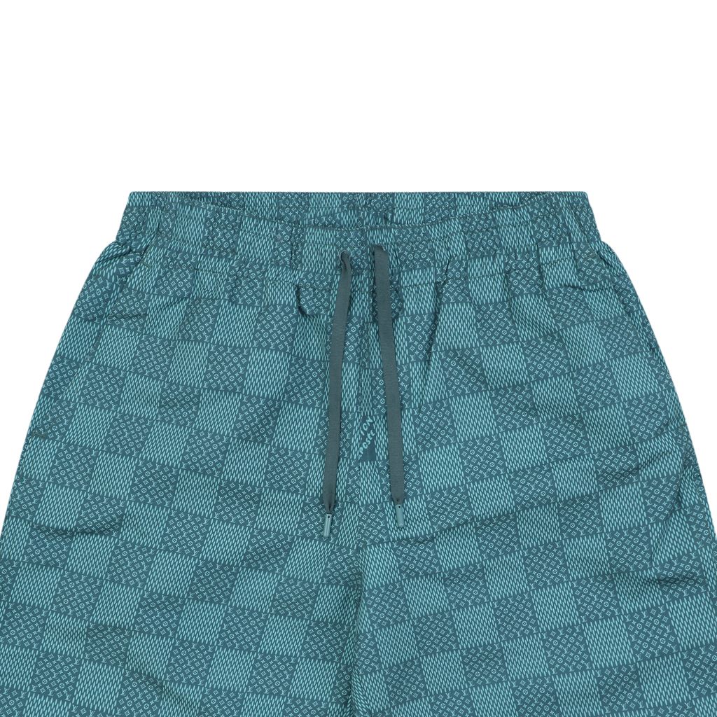 louis-vuitton-green-checkerboard-logo-print-stretch-shorts