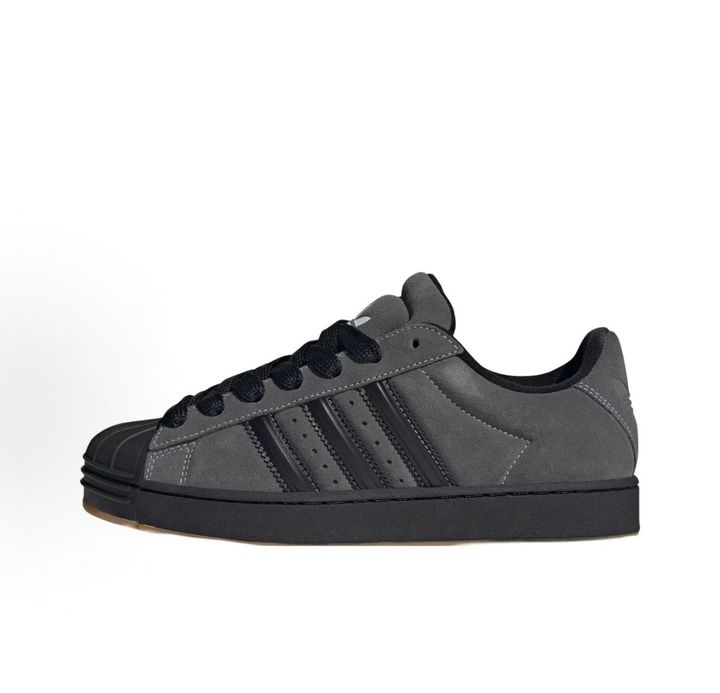 Shop the authentic adidas Originals Superstar ST 'Grey Five Core Black' (KI4208). Featuring a durable grey suede upper, classic black shell toe, and gum outsole. Secure worldwide shipping available.