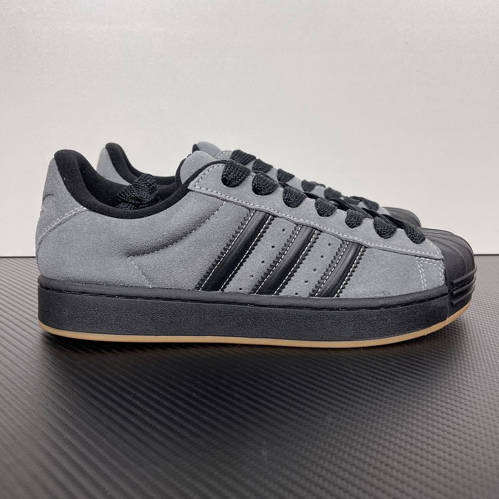 Shop the authentic adidas Originals Superstar ST 'Grey Five Core Black' (KI4208). Featuring a durable grey suede upper, classic black shell toe, and gum outsole. Secure worldwide shipping available.