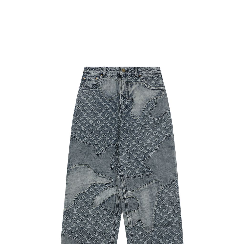 louis-vuitton-washed-blue-monogram-patchwork-straight-leg-pants