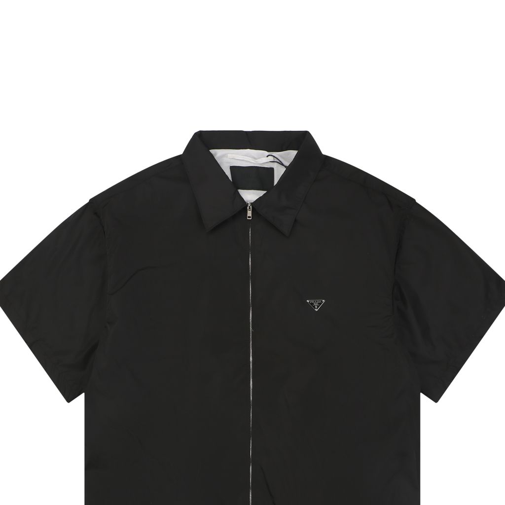 prada-recycled-nylon-triangle-logo-zip-shirt