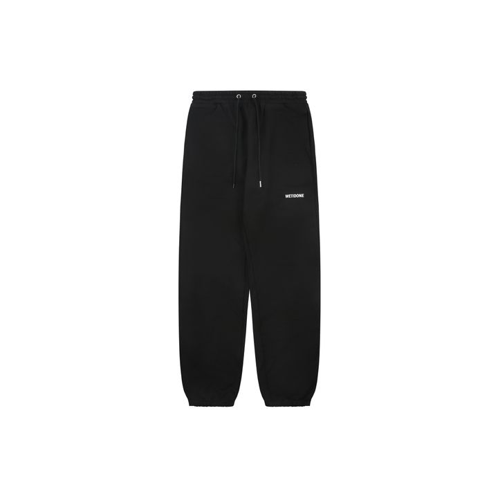 we11done-we-letter-small-logo-print-pants