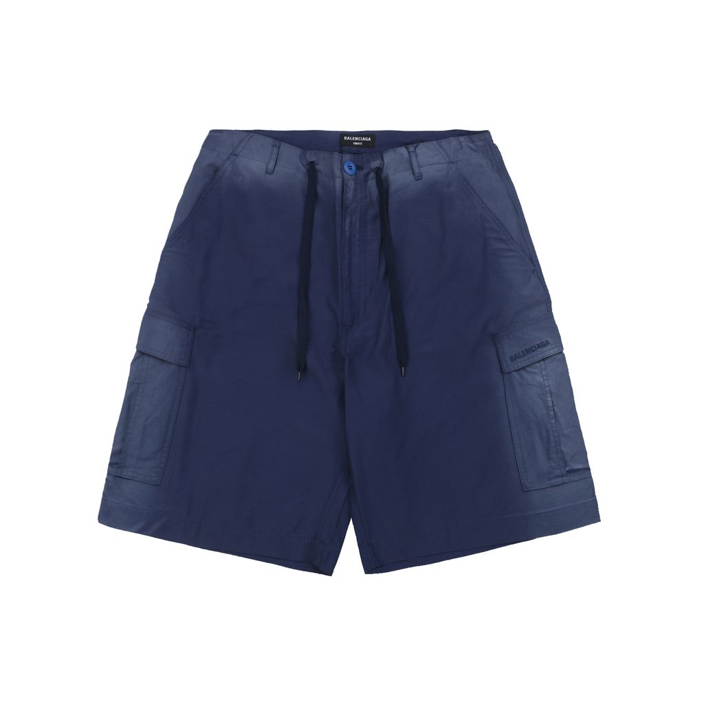 balenciaga-25ss-french-worker-faded-cargo-drawstring-shorts