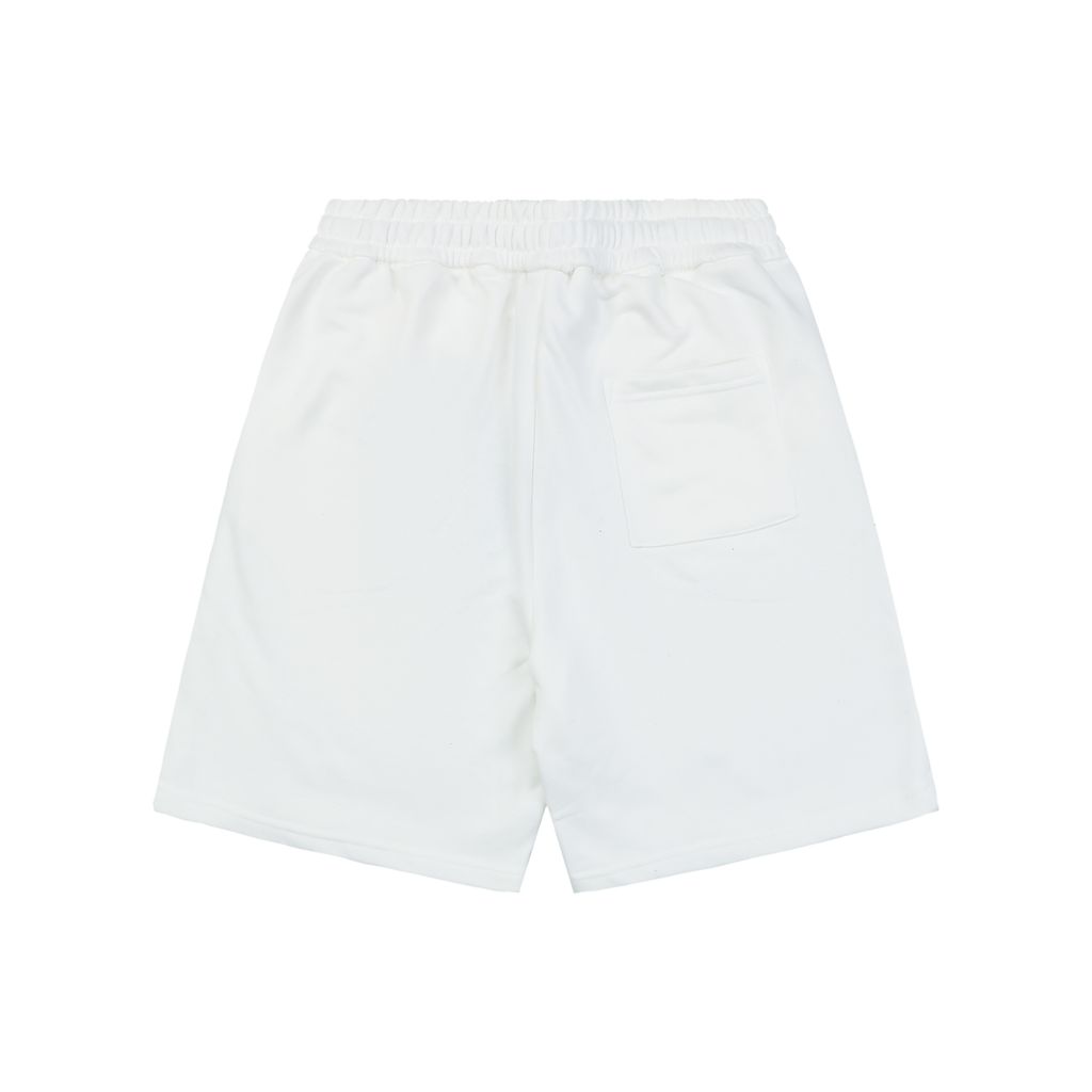 chrome-hearts-ink-splash-sanskrit-cross-flower-shorts