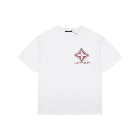 louis-vuitton-dark-red-diamond-graffiti-print-t-shirt