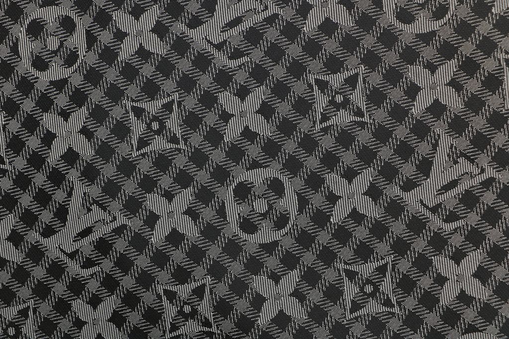 louis-vuitton-inspired-grey-monogram-unisex-shorts