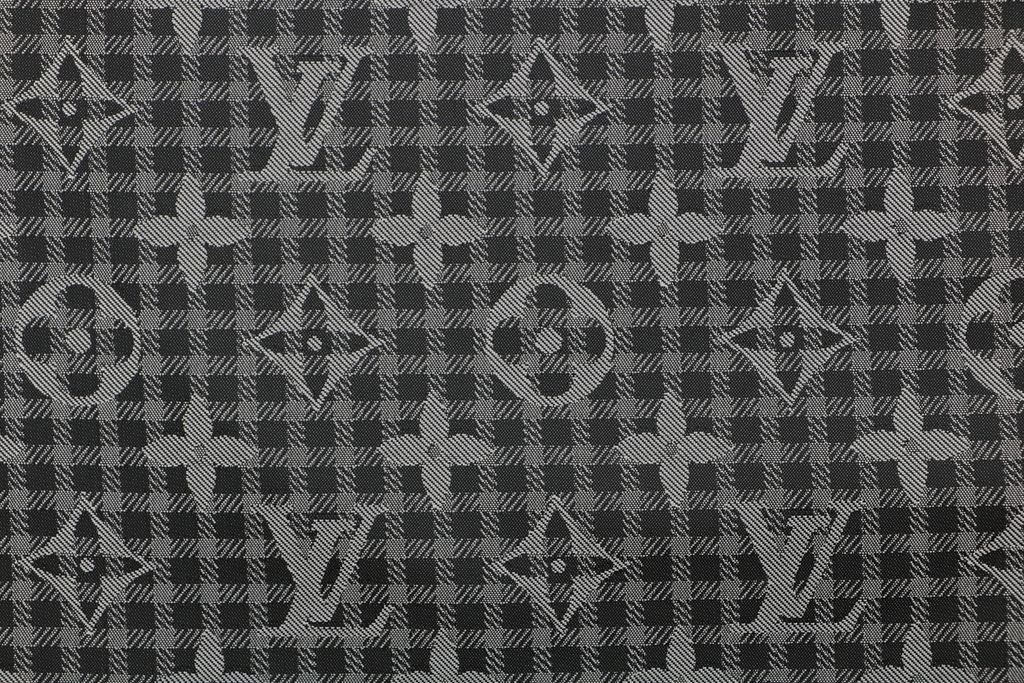 louis-vuitton-inspired-grey-monogram-unisex-shorts