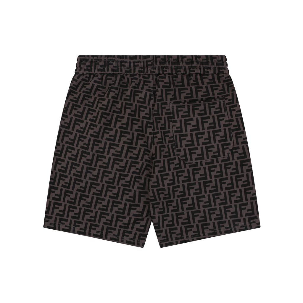 fendi-brown-grey-all-over-ff-print-shorts