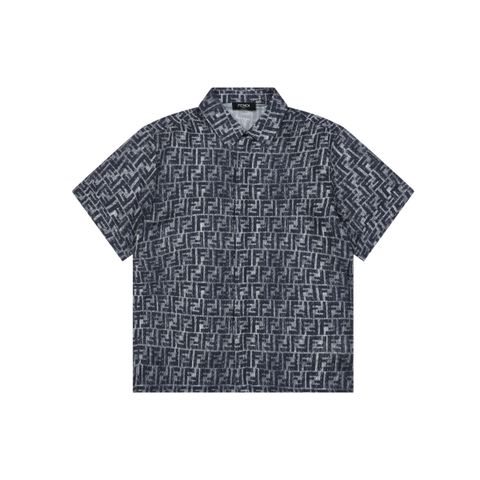 fendi-grey-blue-ff-print-short-sleeve-shirt