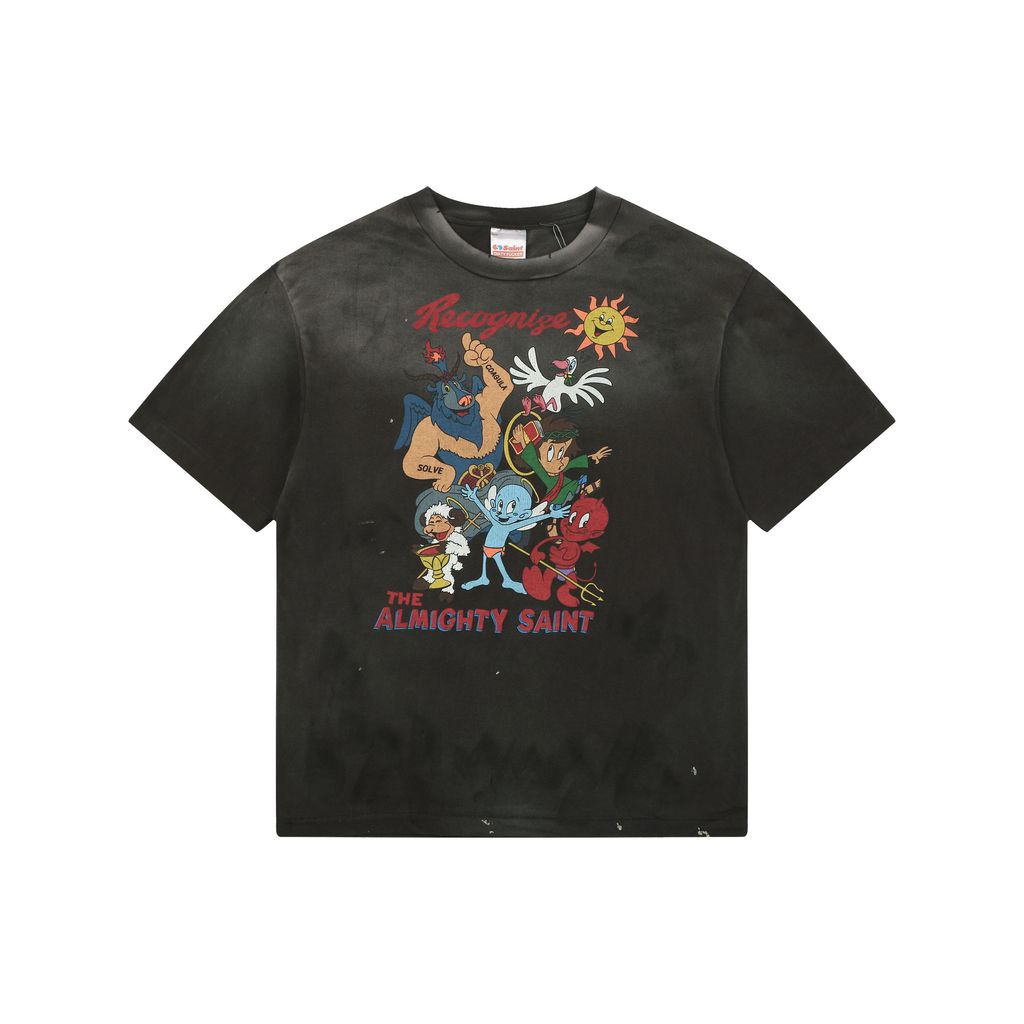 saint-michael-cartoon-spirits-print-t-shirt
