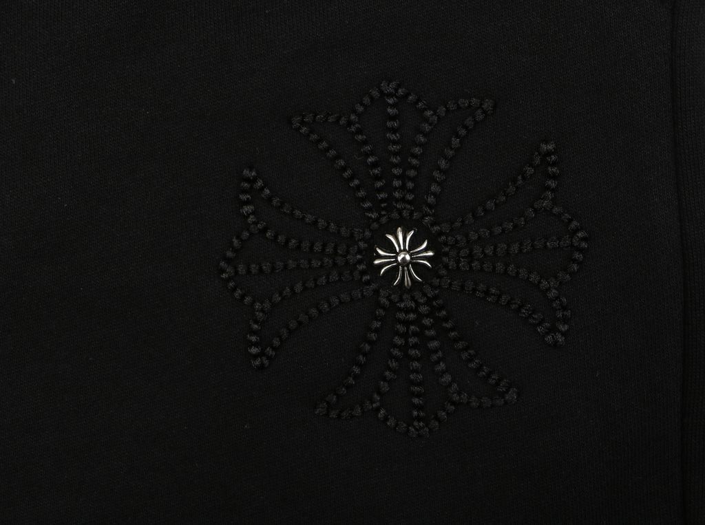 chrome-hearts-inspired-cross-patch-embroidered-shorts