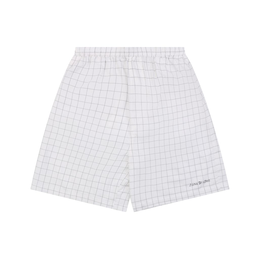 acne-studios-white-black-check-line-shorts