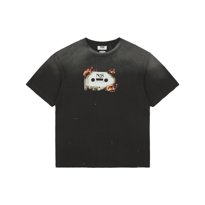 saint-michael-flame-cassette-radio-print-t-shirt