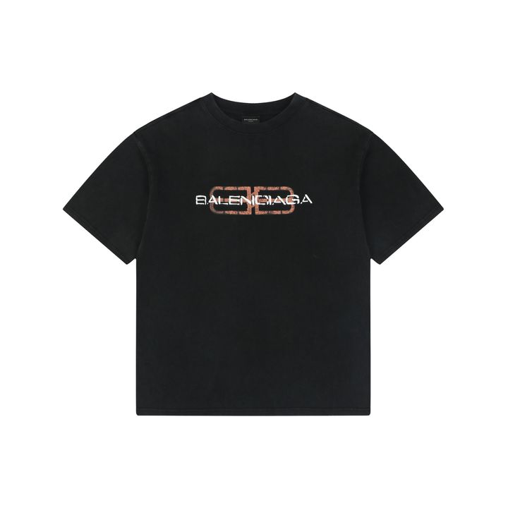 balenciaga-mottled-mud-dye-double-b-print-t-shirt