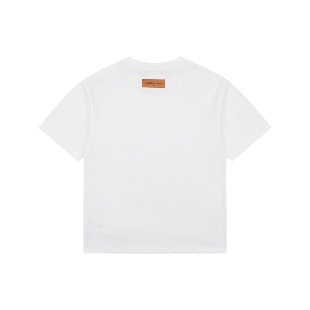 louis-vuitton-rhinestone-diamond-flower-letter-embroidered-t-shirt