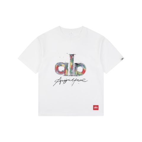 alo-graffiti-iridescent-letter-print-t-shirt