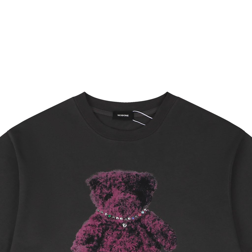 we11done-grey-280g-heavyweight-bear-graphic-tee