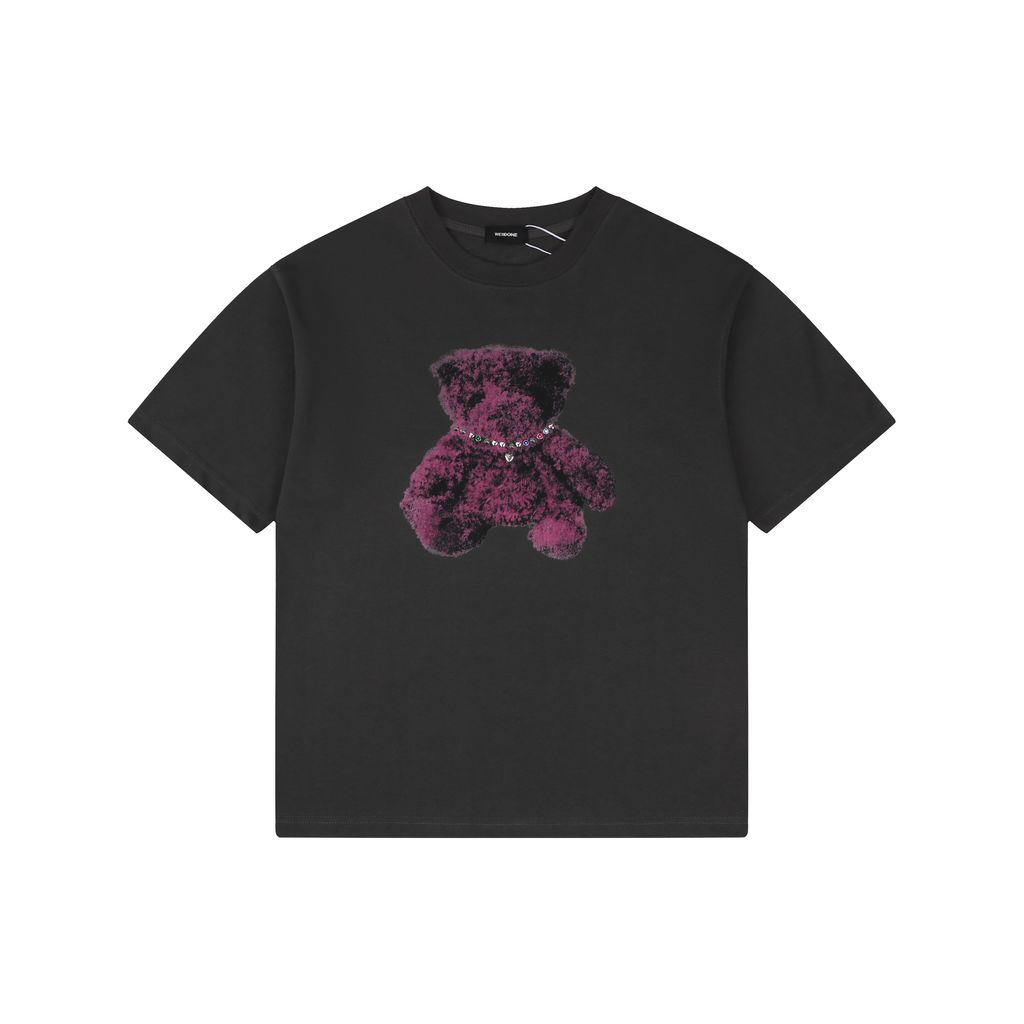 we11done-studded-necklace-bear-print-t-shirt