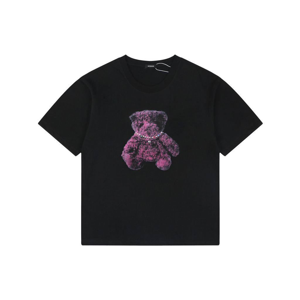 we11done-studded-necklace-bear-print-t-shirt