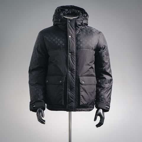 louis-vuitton-monogram-panel-hooded-down-jacket