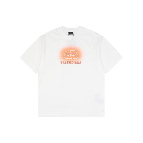 balenciaga-25ss-lock-letter-embroidered-t-shirt