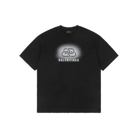 balenciaga-25ss-lock-letter-embroidered-t-shirt