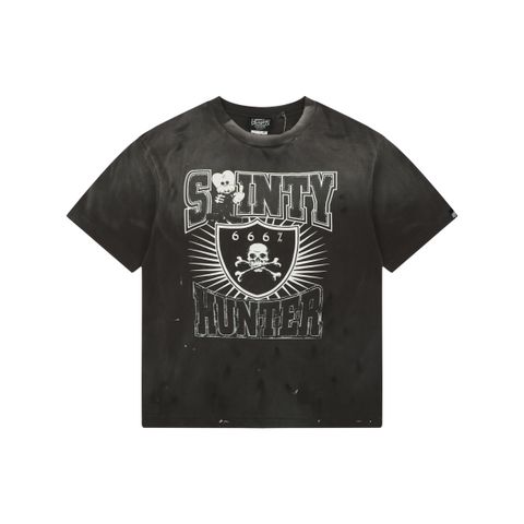 saint-michael-middle-finger-skull-print-t-shirt