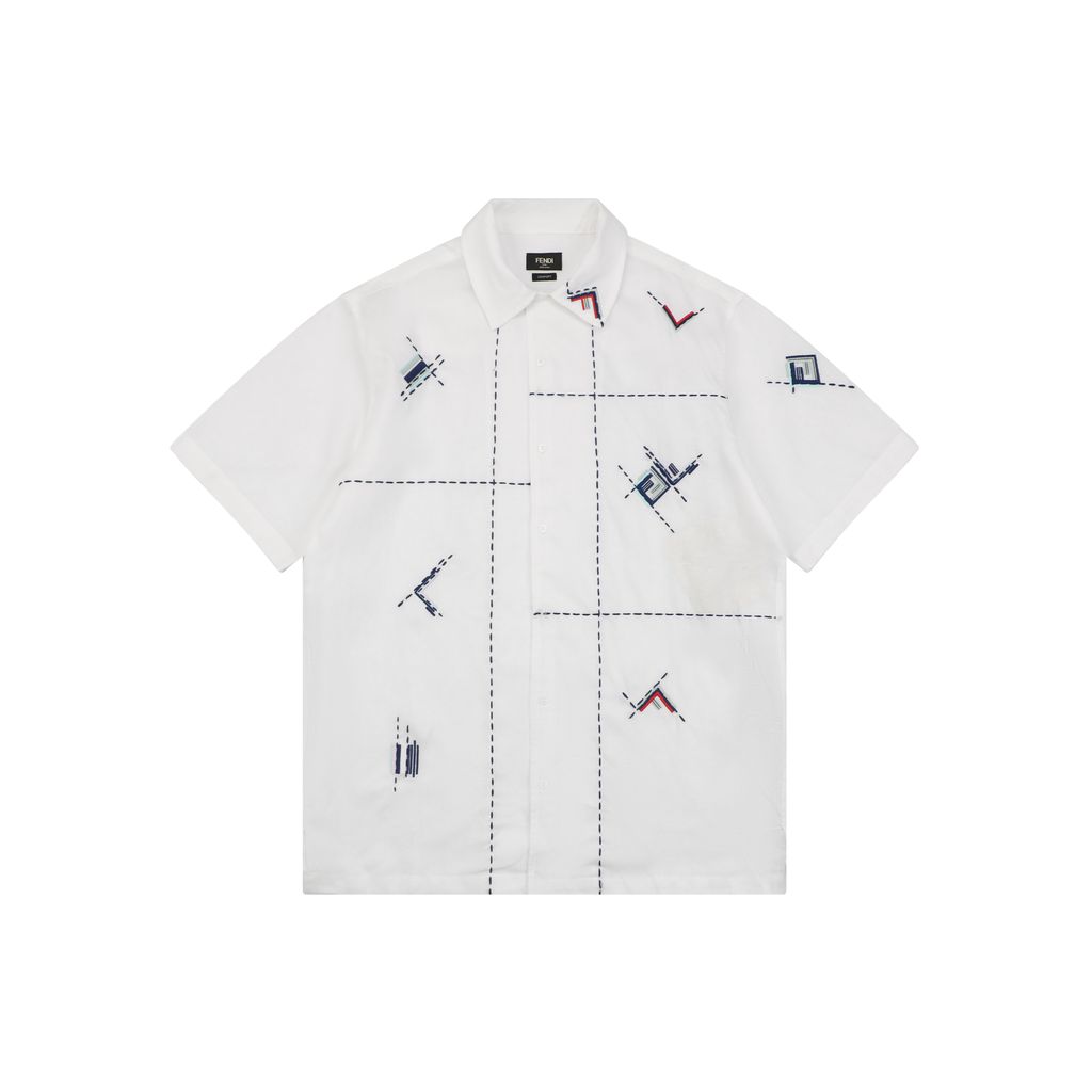 fendi-ff-dashed-embroidered-short-sleeve-shirt