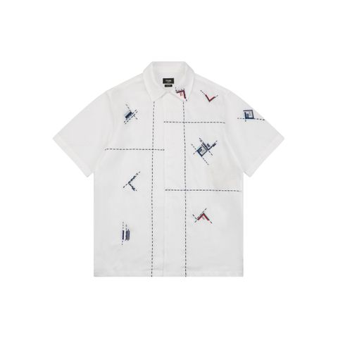 fendi-ff-dashed-embroidered-short-sleeve-shirt