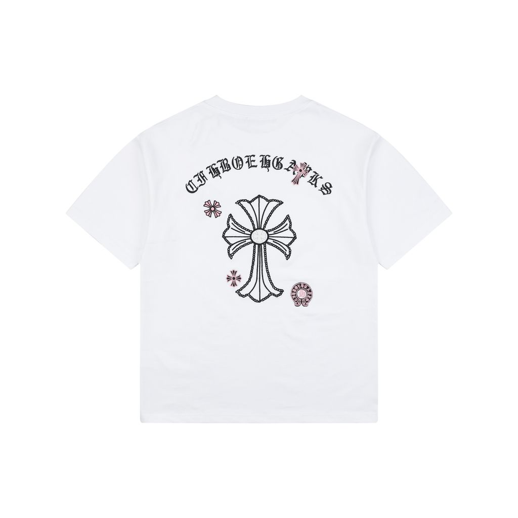 chrome-hearts-pink-sakura-sanskrit-large-cross-embroidered-t-shirt