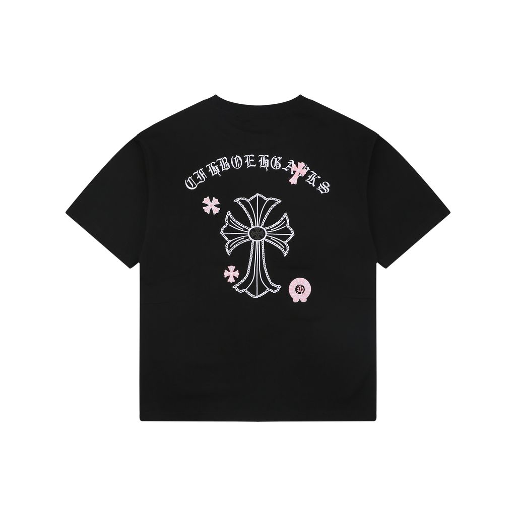 chrome-hearts-pink-sakura-sanskrit-large-cross-embroidered-t-shirt