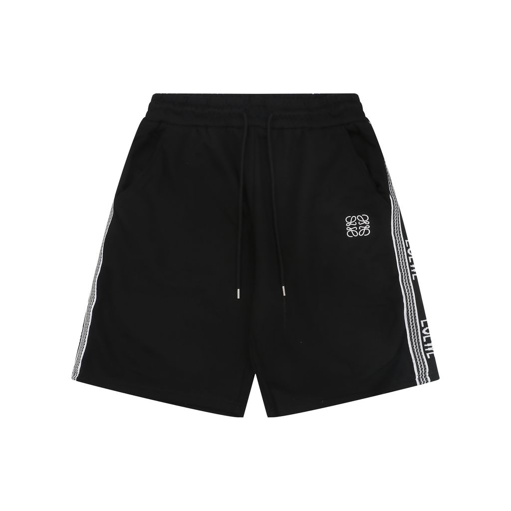 loewe-side-flower-logo-letter-tape-shorts