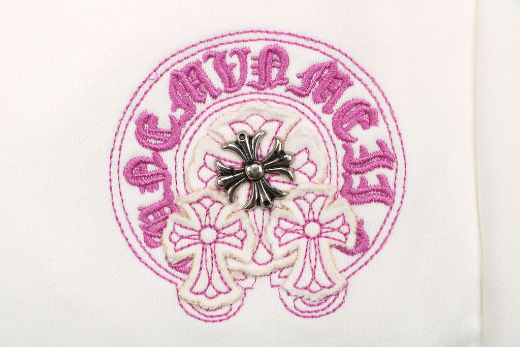 chrome-hearts-inspired-sanskrit-cross-embroidered-shorts