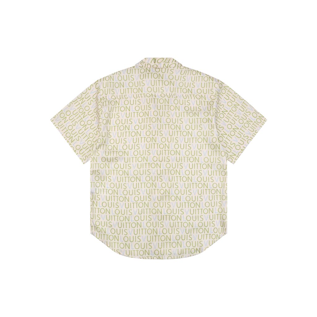 louis-vuitton-allover-green-blue-monogram-letter-short-sleeve-shirt