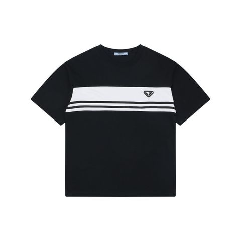 prada-striped-triangle-logo-t-shirt