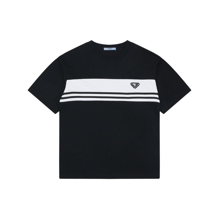 prada-striped-triangle-logo-t-shirt